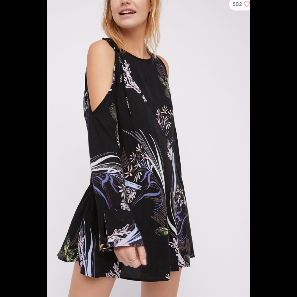 Free People Clear Skies Mini dress-tunic - Picture 1 of 5
